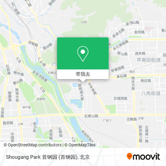 Shougang Park 首钢园地图