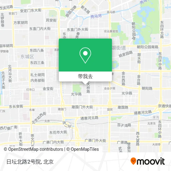 日坛北路2号院地图