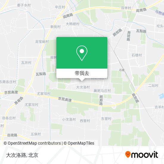 大次洛路地图
