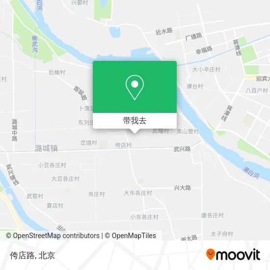侉店路地图