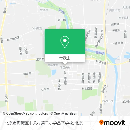 北京市海淀区中关村第二小学昌平学校地图