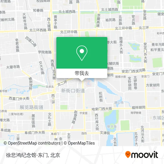 徐悲鸿纪念馆-东门地图