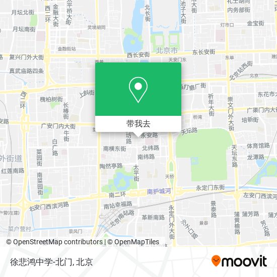 徐悲鸿中学-北门地图