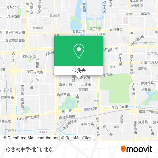 徐悲鸿中学-北门地图