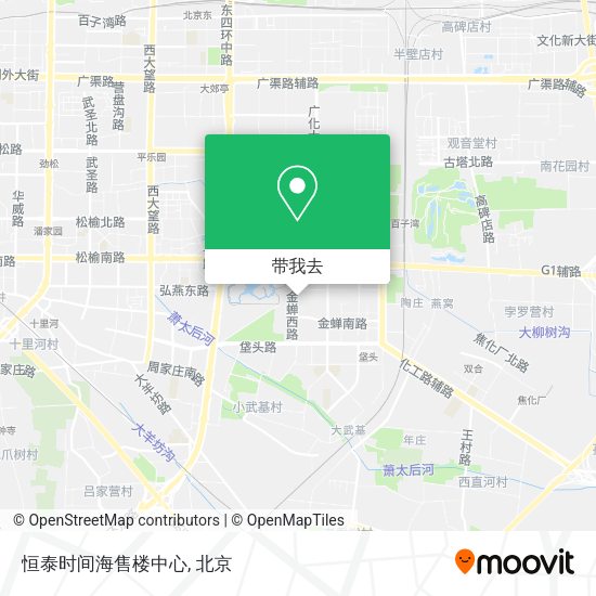 恒泰时间海售楼中心地图