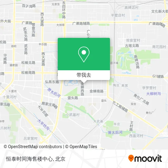 恒泰时间海售楼中心地图