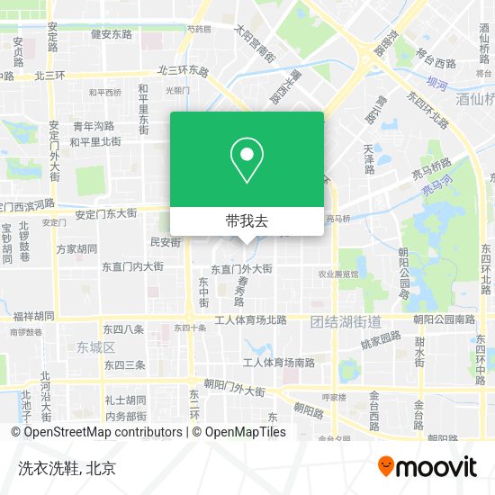 洗衣洗鞋地图