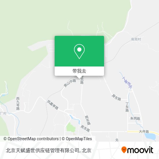 北京天赋盛世供应链管理有限公司地图