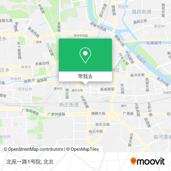 北苑一路1号院地图