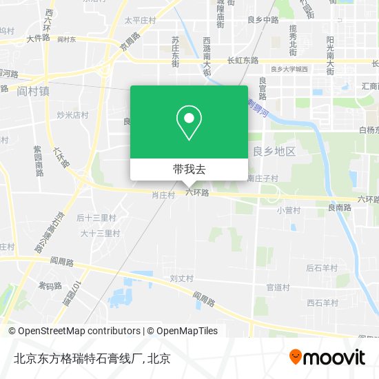 北京东方格瑞特石膏线厂地图