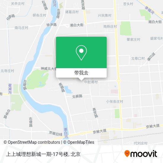 上上城理想新城一期-17号楼地图