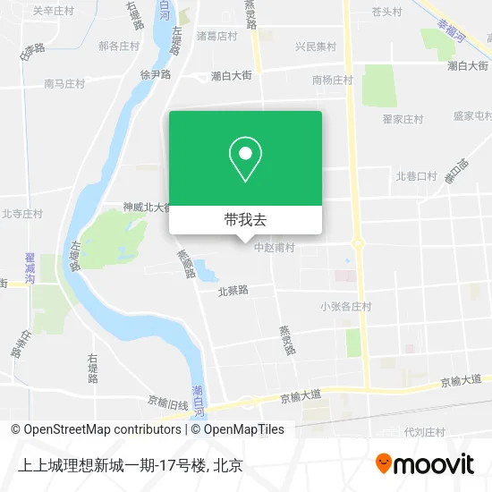 上上城理想新城一期-17号楼地图