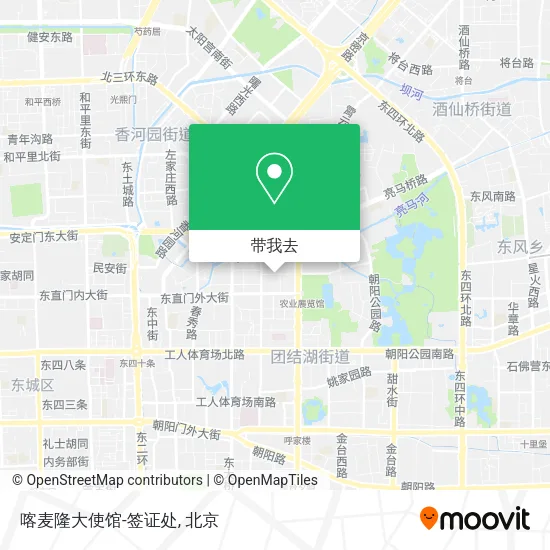 喀麦隆大使馆-签证处地图