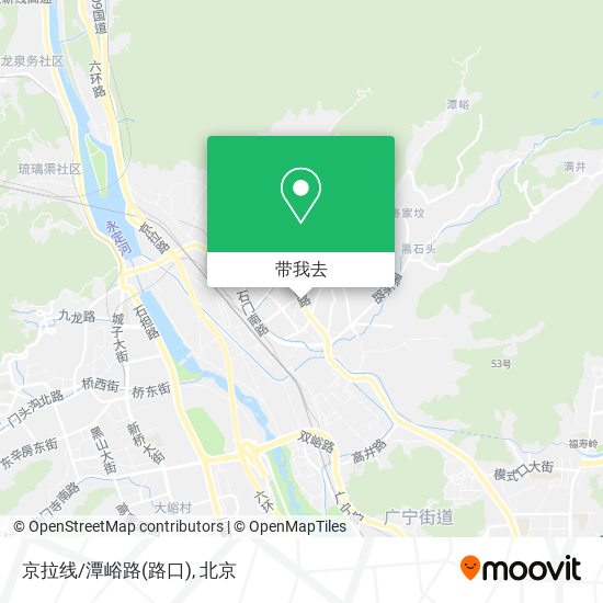 京拉线/潭峪路(路口)地图