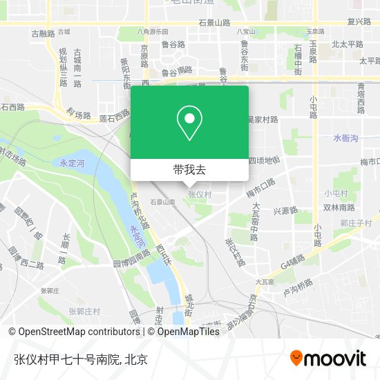 张仪村甲七十号南院地图