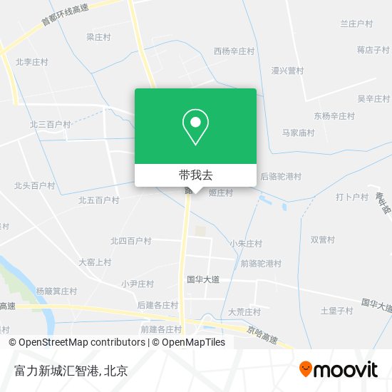 富力新城汇智港地图