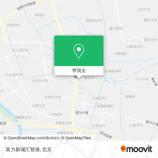 富力新城汇智港地图
