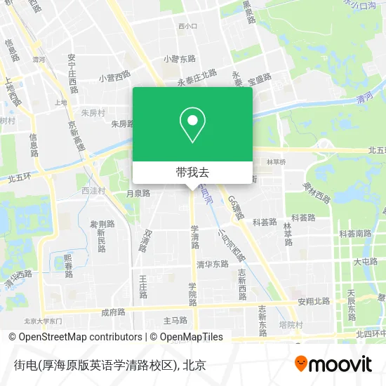 街电(厚海原版英语学清路校区)地图