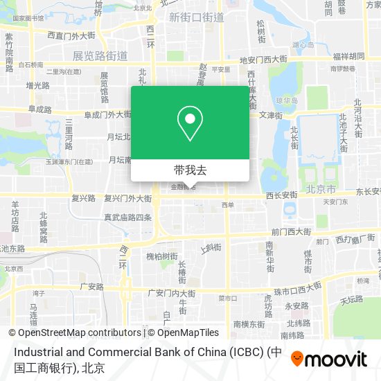 Industrial and Commercial Bank of China (ICBC) (中国工商银行)地图