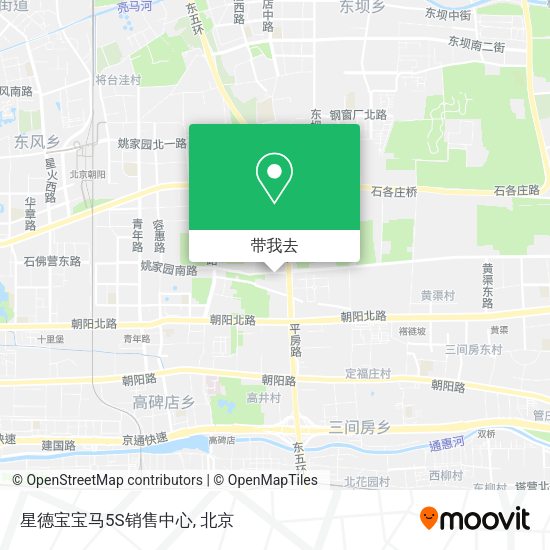 星德宝宝马5S销售中心地图