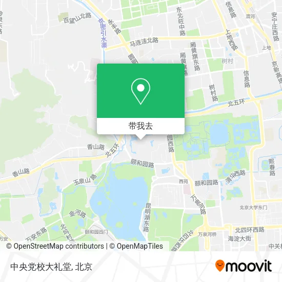 中央党校大礼堂地图