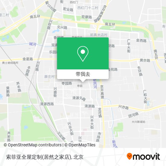 索菲亚全屋定制(居然之家店)地图