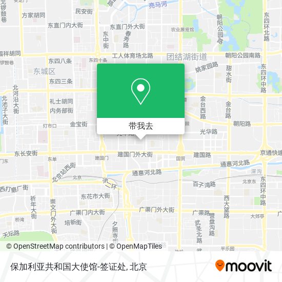保加利亚共和国大使馆-签证处地图
