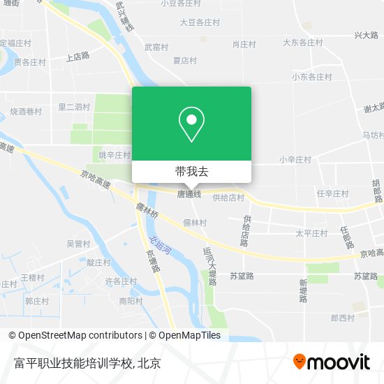 富平职业技能培训学校地图