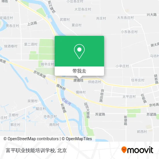 富平职业技能培训学校地图