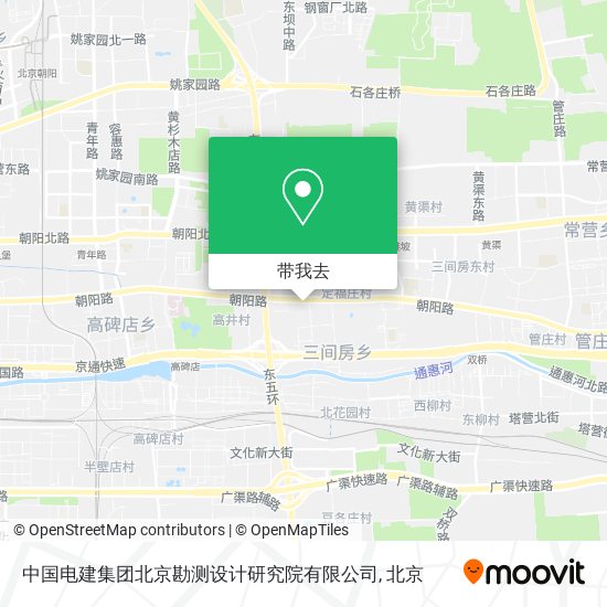 中国电建集团北京勘测设计研究院有限公司地图