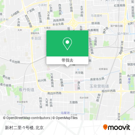 新村二里-1号楼地图