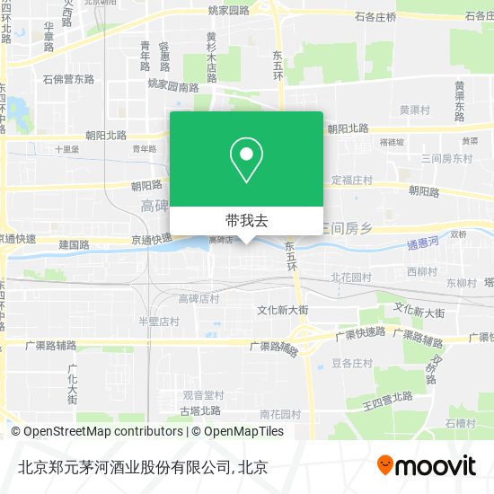 北京郑元茅河酒业股份有限公司地图