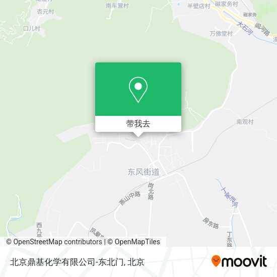 北京鼎基化学有限公司-东北门地图
