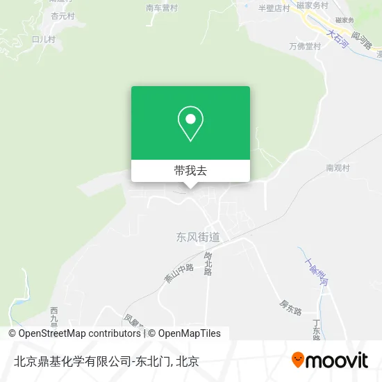 北京鼎基化学有限公司-东北门地图