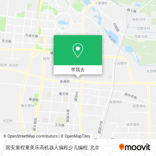 固安童程童美乐高机器人编程少儿编程地图