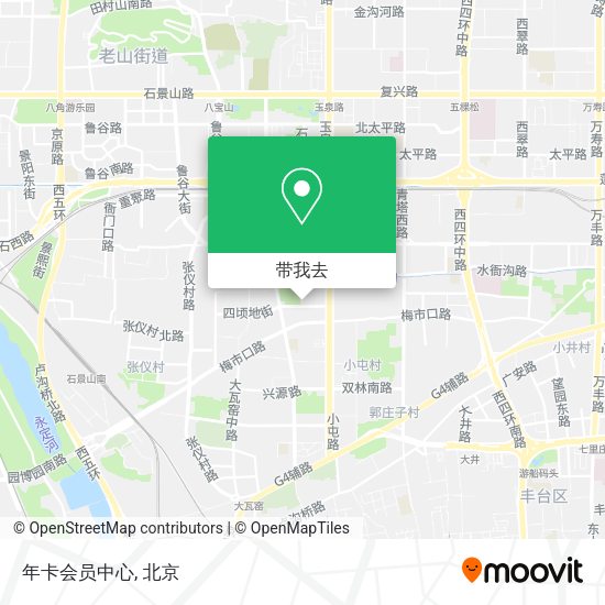 年卡会员中心地图