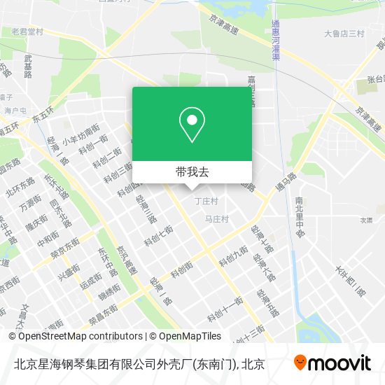 北京星海钢琴集团有限公司外壳厂(东南门)地图