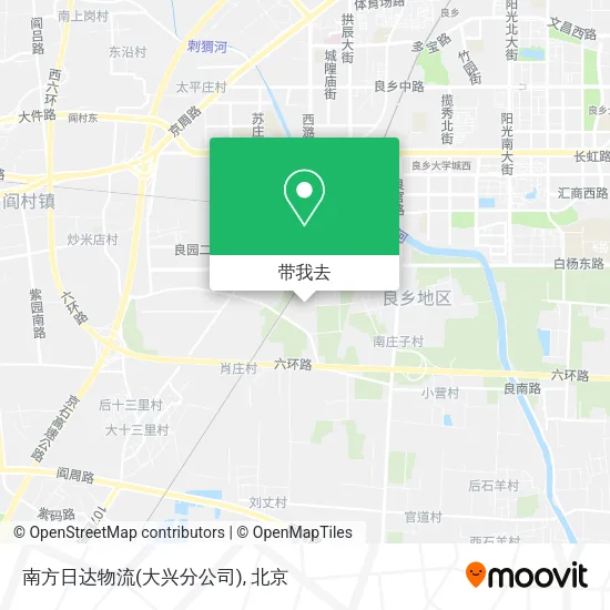 南方日达物流(大兴分公司)地图