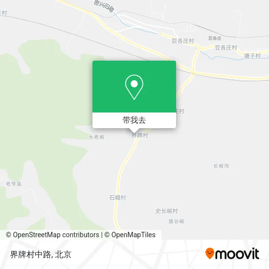 界牌村中路地图