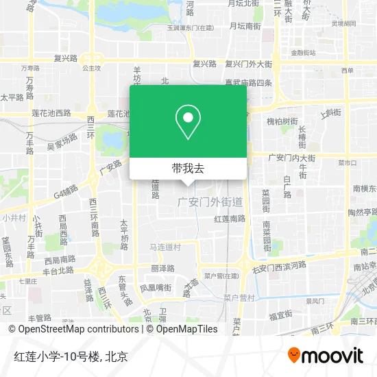 红莲小学-10号楼地图