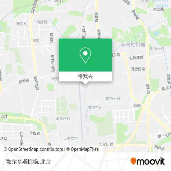 鄂尔多斯机场地图
