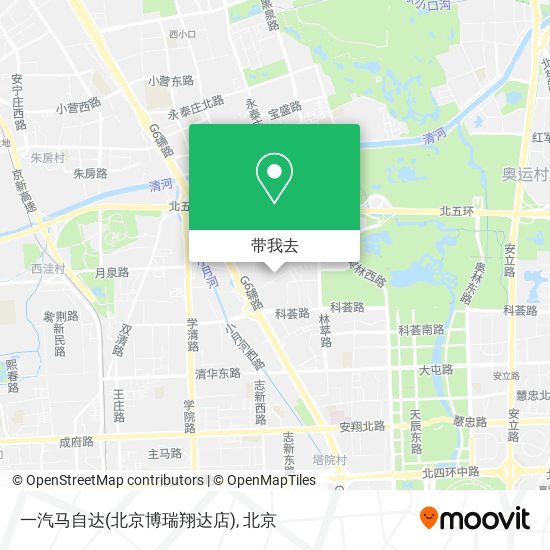 一汽马自达(北京博瑞翔达店)地图