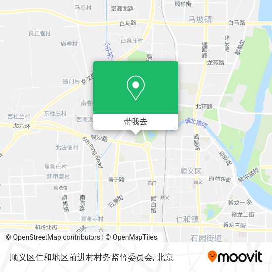 顺义区仁和地区前进村村务监督委员会地图