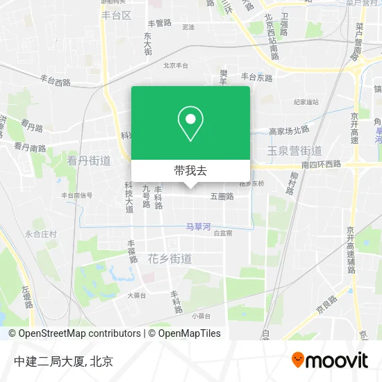 中建二局大厦地图