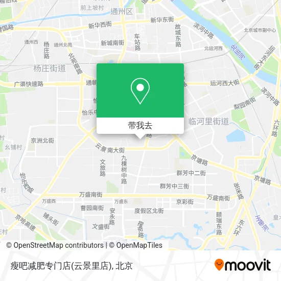 瘦吧减肥专门店(云景里店)地图