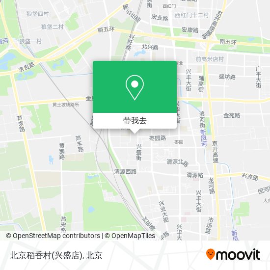 北京稻香村(兴盛店)地图