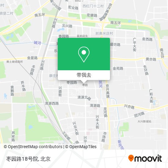 枣园路18号院地图