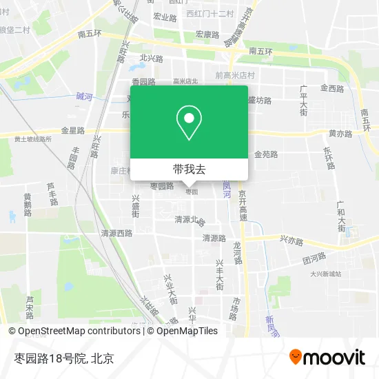 枣园路18号院地图