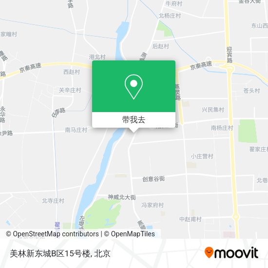 美林新东城B区15号楼地图