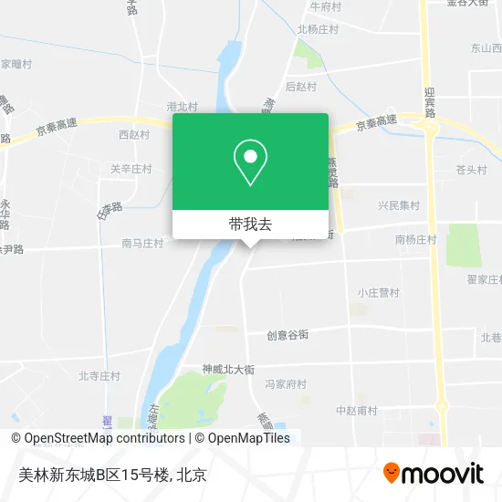 美林新东城B区15号楼地图